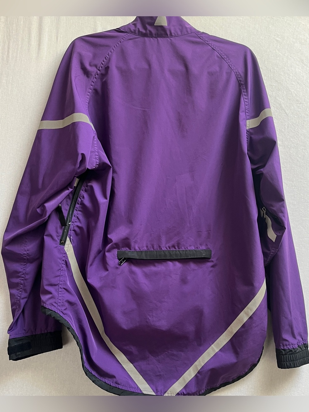 Vintage MEC Performance Cycling Windbreaker Jacket Size Large Reflective Nylon L - Picture 2 of 12